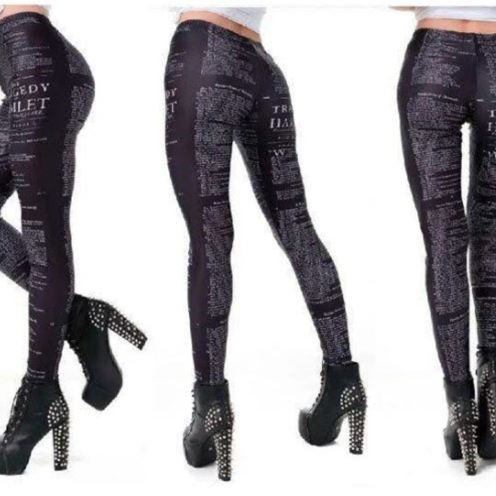 Lotus Leggings Shakespeare black